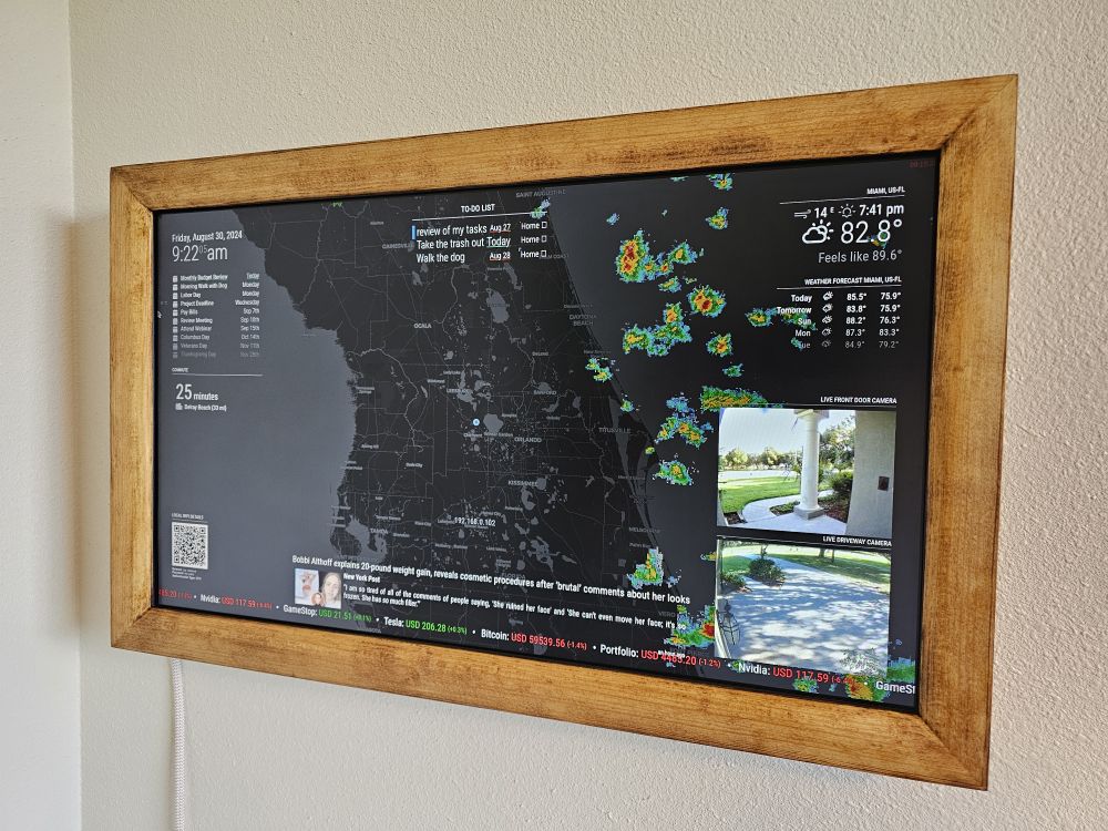 LibertyLab display in landscape showing full dashboard